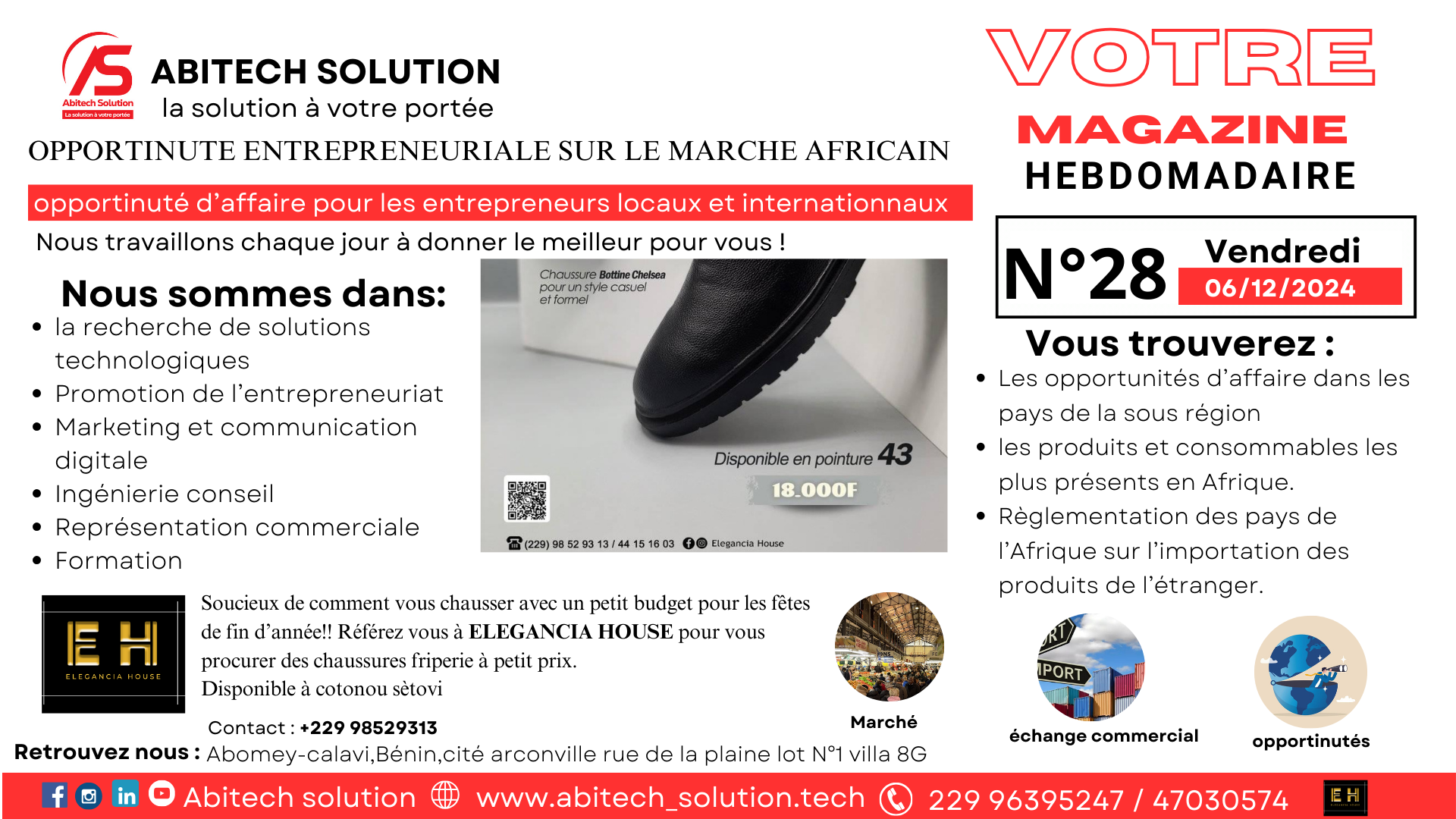 OPPORTINUTES ENTREPRENEURIALE SUR LE MARCHE AFRICAIN